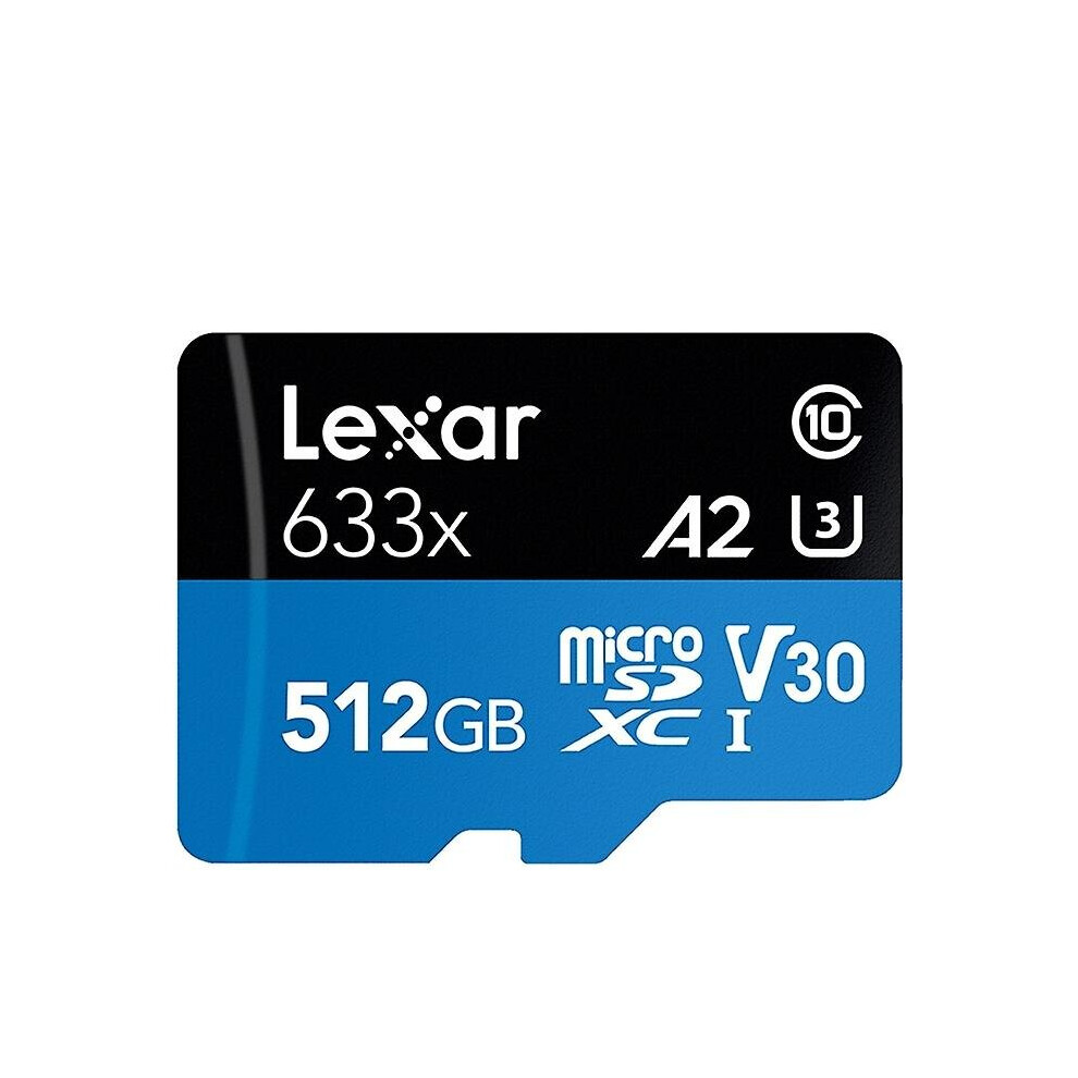 Lexar 633x 512GB High-speed Flash Memory Card Sports Camera Mobile Phone TF Car Driving Recorder Memory Card