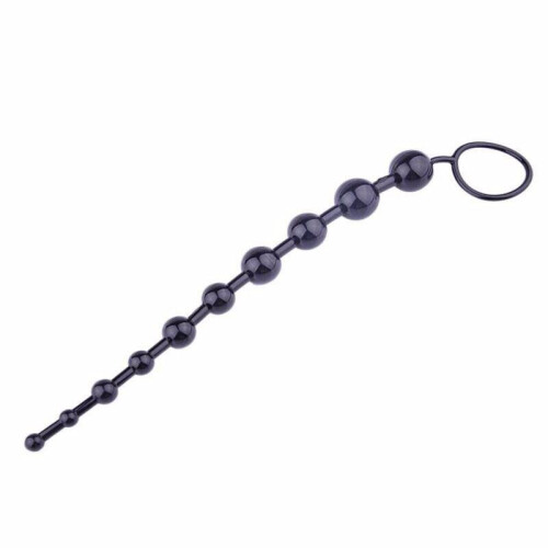 Black Jelly Anal Beads