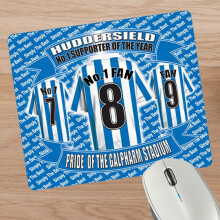 Huddersfield Football Shirt Mouse Mat Gift