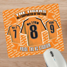 Hull City Football Shirt Mouse Mat Gift