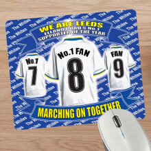 Leeds United Football Shirt Mouse Mat Gift