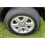 Land Rover Wheel Centre Caps - Silver/Green 7