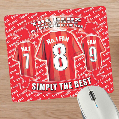 Nottingham Forest Football Shirt Mouse Mat Gift