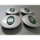 Land Rover Wheel Centre Caps - Silver/Green 3