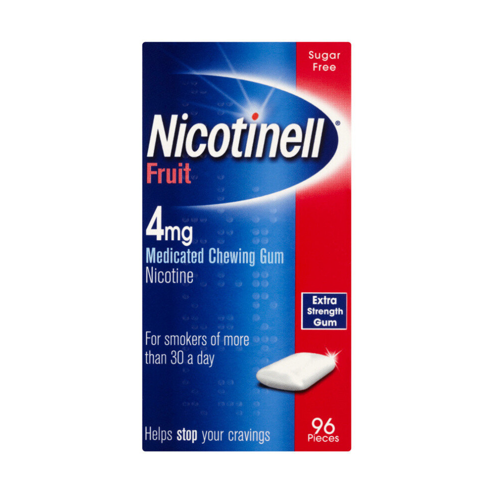 Nicotinell Gum Fruit 4mg - 96 Pieces