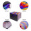 24Pockets Expanding File Folder A4 Large Plastic Expandable File Organizers Standing Accordions Folder 4