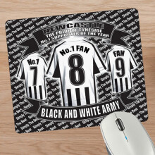 Newcastle Football Shirt Mouse Mat Gift