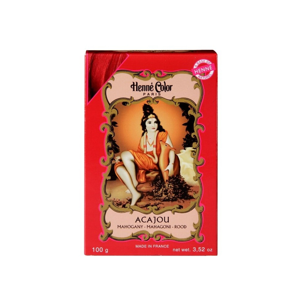 Red,Brown Henne Color Henna Powder Hair Colour Mahogany Red 100G