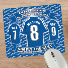 Leicester City Football Shirt Mouse Mat Gift