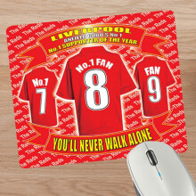 Liverpool Football Shirt Mouse Mat Gift