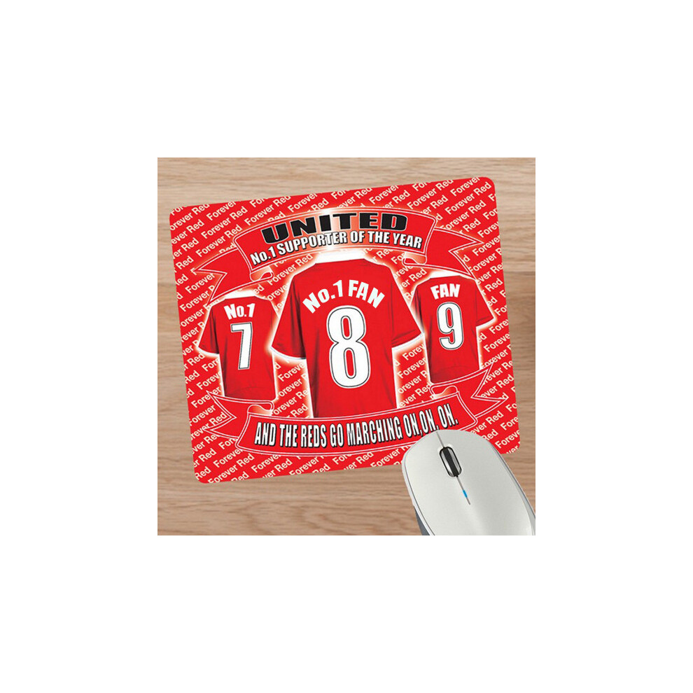 Manchester United Football Shirt Mouse Mat Gift