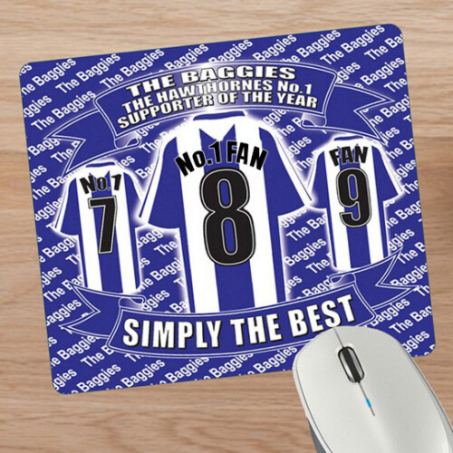 West Brom Football Shirt Mouse Mat Gift