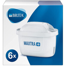 (Pack of 6) BRITA MAXTRA + Replacement Water Filter Cartridges , Compatible with all BRITA Jugs - Reduce Chlorine , Limescale and Impurities