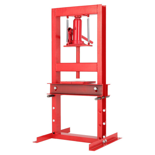 Living And Home (Red) 6 ton Heavy Floor Hydraulic Bench Press Workshop Garage Standing Press Machines 1