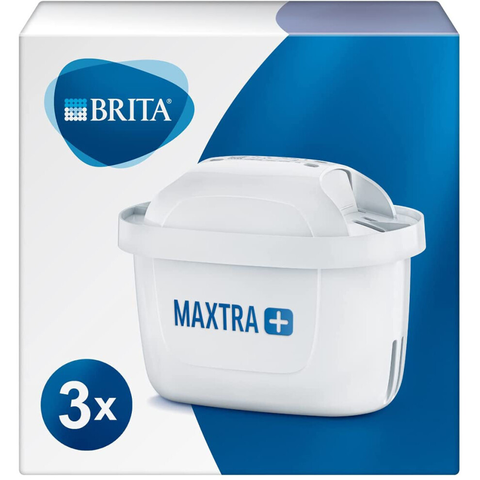 (Pack of 3) BRITA MAXTRA + Replacement Water Filter Cartridges , Compatible with all BRITA Jugs - Reduce Chlorine , Limescale and Impurities