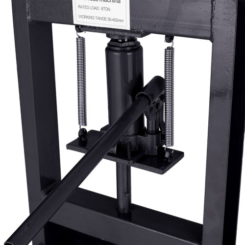 Living And Home (Black) 6 ton Heavy Floor Hydraulic Bench Press Workshop Garage Standing Press Machines 2