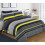 (Single, Benjamin Black ) Benjamin Duvet Cover Set With Pillowcases Size 1