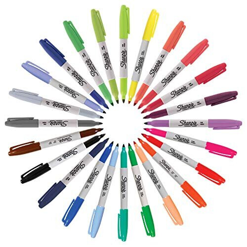 Sharpie OPEN-BOX Sharpie Permanent Markers | Fine Point | Cosmic Colour | Limited Edition | 24 Count 2