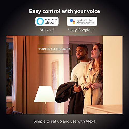 Philips LIKE-NEW Philips Hue White Smart Bulb Twin Pack LED [E27 Edison Screw] 1