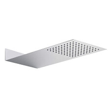 LIKE-NEW Hudson Reed HEAD47 Modern Bathroom Ultra Thin Fixed Shower Head, 60mm x 200mm, Chrome