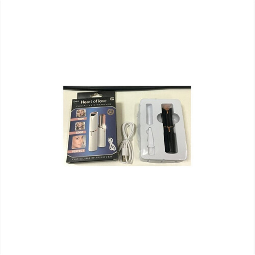 Ansiktshårborttagare (USB-laddbar) 18K guldpläterad (Vit) 2