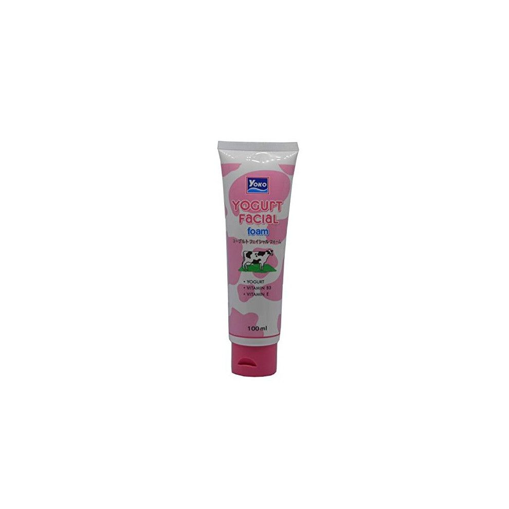 YOKO Yogurt Facial Foam 100ml - Gentle Cleansing Facial Foam Enriched with Yogurt Extract