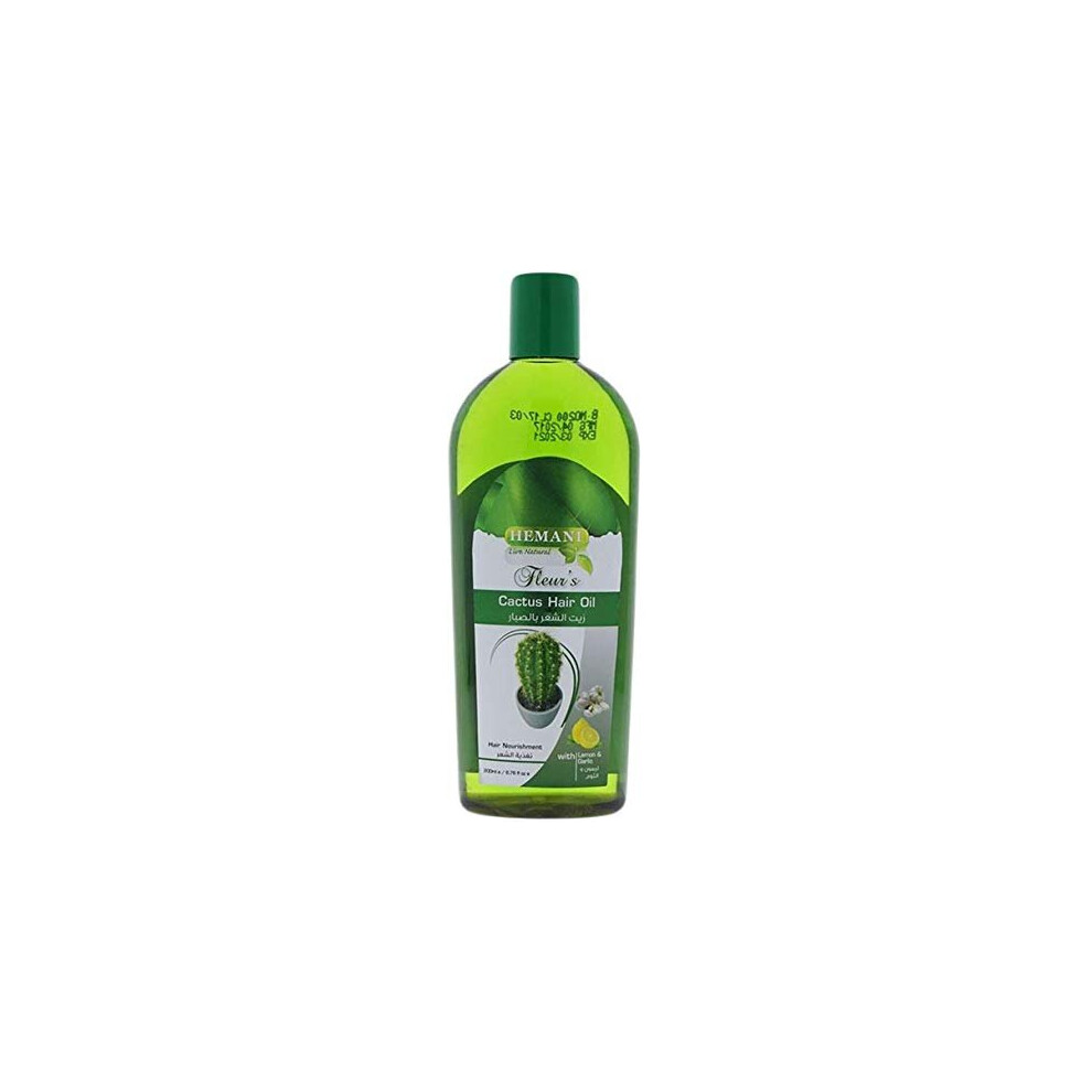 Hemani Cactus Hair Oil 200 ml - Natural Hair Care Solution for Nourishment, Hydration, and Strength - Enriched with Essential Vitamins and Minerals