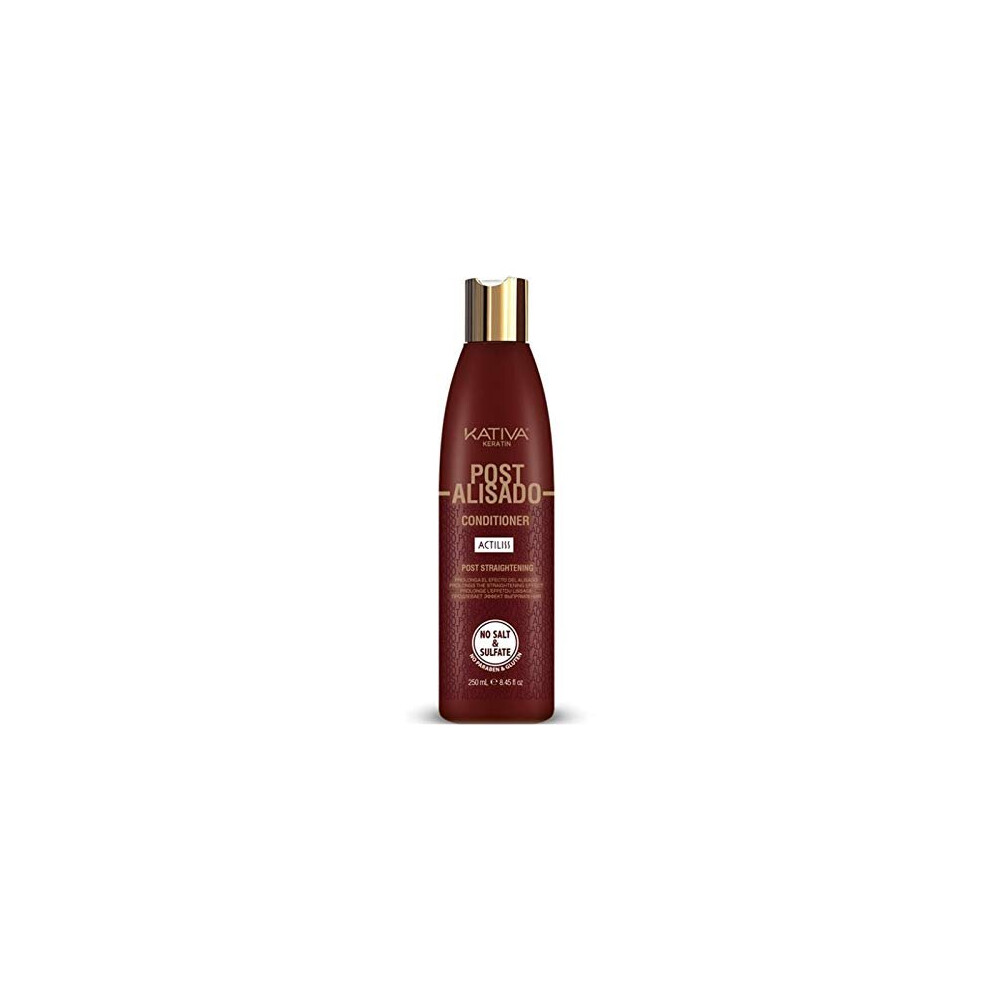 Kativa Post-Smoothing Conditioner 250ml - Hydrating and Silkening Conditioner for Post-Smoothing Treatment