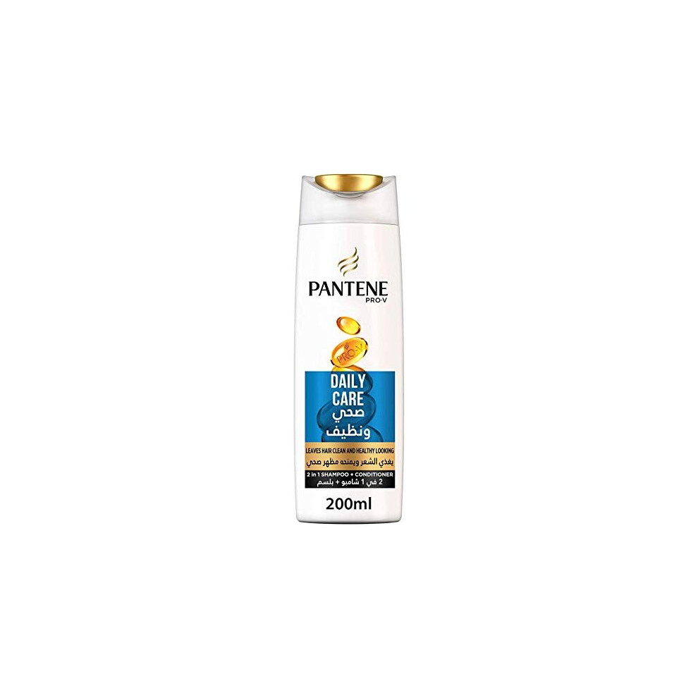 Pantene Pro-V Daily Care 2-in-1 Shampoo - Effortless Daily Hair Care for Beautifully Nourished Locks.200 ml