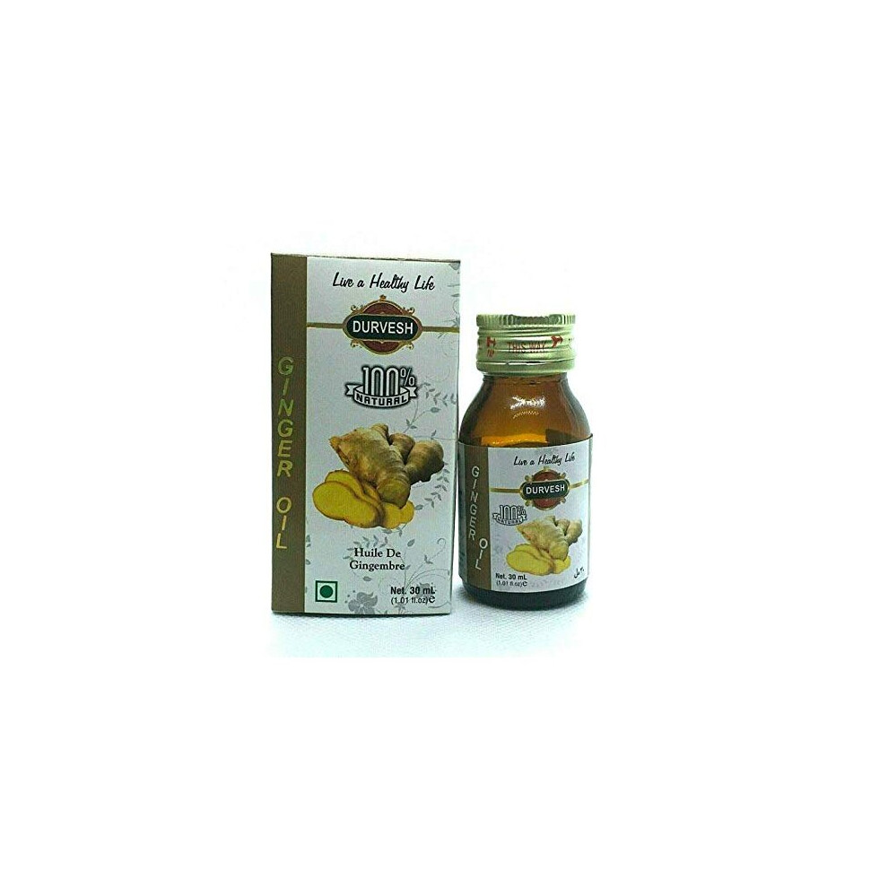 Durvesh Ginger Oil 30ml Ginger Oil for Hair Growth Ginger Oil for Weight Loss