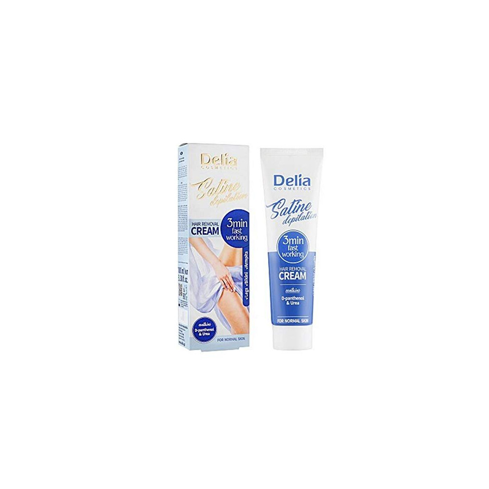 Cream Smooth And Silky: Delia Cosmetics Hair Removal Satin Depilation - Gentle Hair Removal For Normal Skin. 100Ml