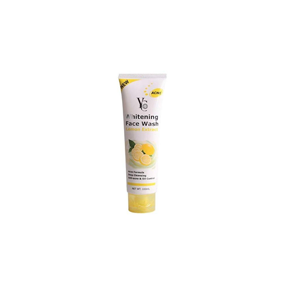 Yong Chin Lemon Facial Scrub - Refreshing Lemon Extracts - Gently Exfoliates, Removes Impurities