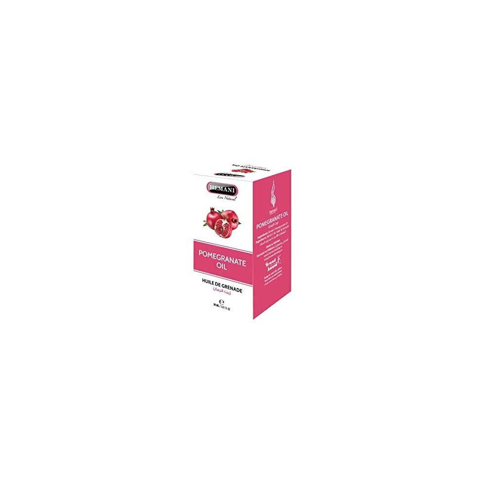 Hemani Herbal Oil Pomegranate Oil 30ml - Essential Oil & Multipurpose Oil - Helps to Regulate Cholesterol Level