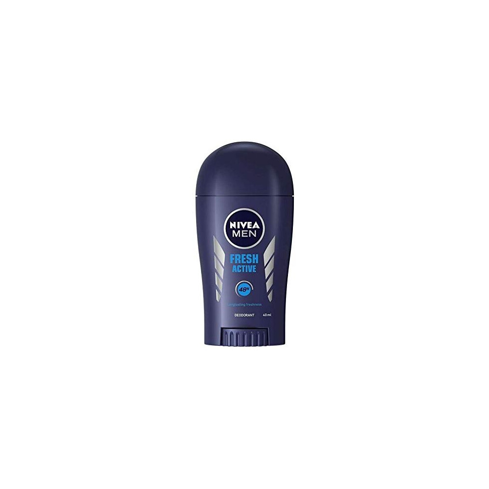 Nivea Men Deodorant Stick Fresh Active 40ml - Long-Lasting Freshness with Skin-Friendly Formula