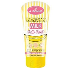 A BONNE Banana Milk Body Scrub 250g - Exfoliating and Nourishing Scrub with the Delightful Scent of Banana Milk