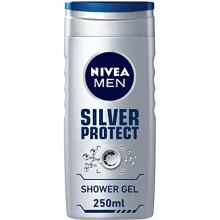 Nivea Silver Protect Shower Gel for Men Elevate Your Shower Experience with the Power of Silver Ions 250ml