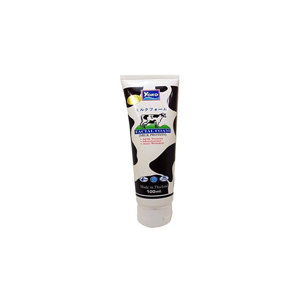Milk Facial Foam by YOKO - Nourishing Cleansing Foam with Milk Extract