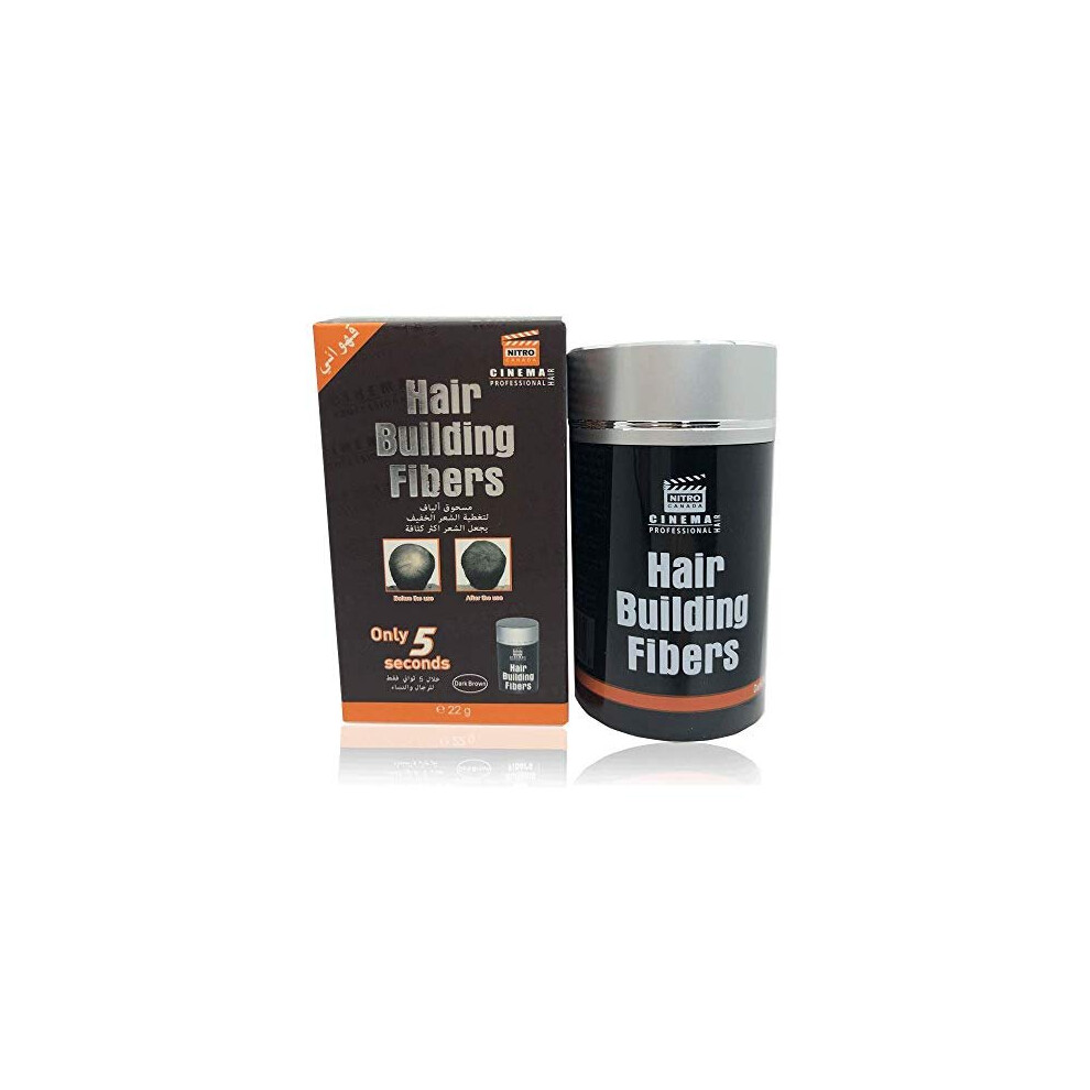 Black Hair Building Fiber 22G Nitro