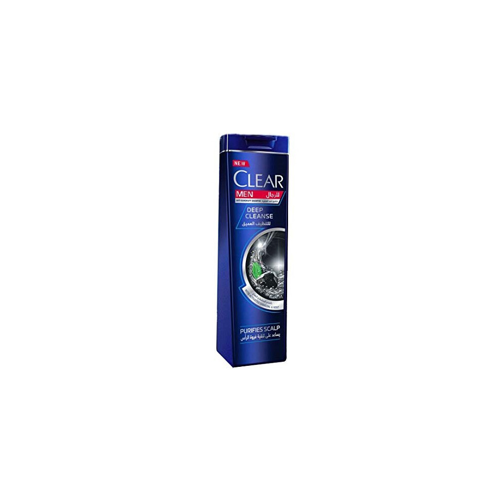 Clear Deep Cleanse Shampoo for Men 200ml - Invigorating and Purifying Shampoo for Deep Cleansing