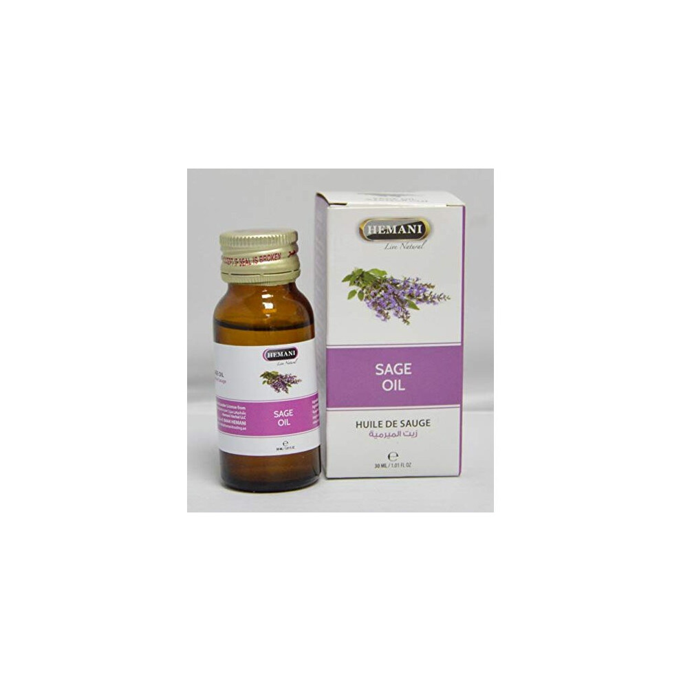 Herbal Sage Oil 30ml - Essential Oil & Multipurpose Oil - A Natural Lifestyle Solution.Controlling Of High Blood Pressure