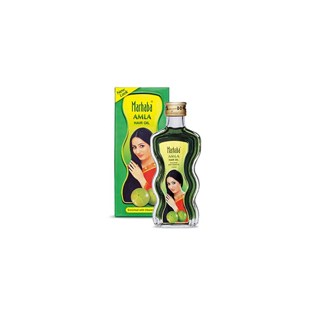 Marhaba Amla Hair Oil with Vitamin E - Nourishing Formula for Healthy and Radiant Hair. 100ML
