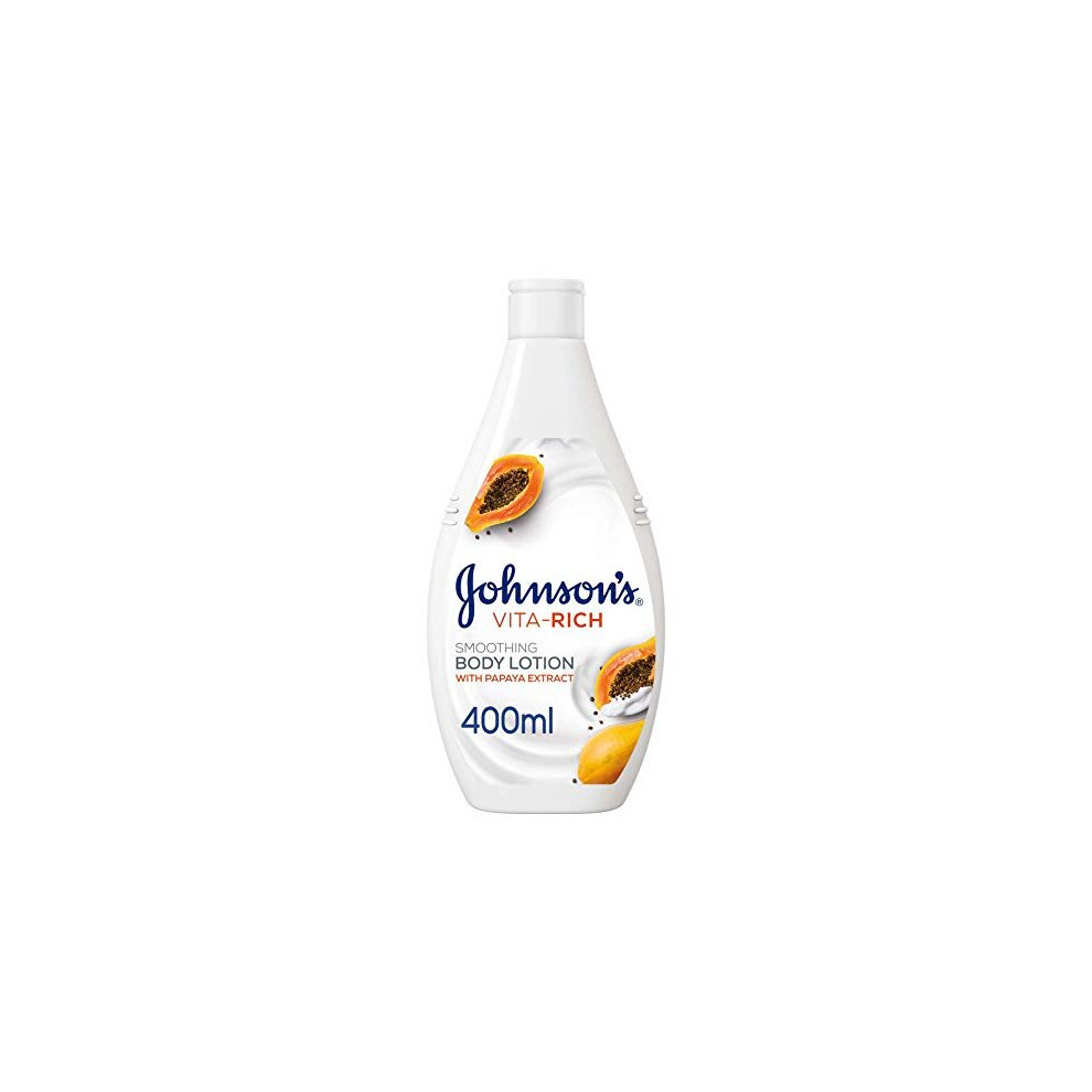 Johnson's Baby Johnsons Body Moisturizer - Vita-Rich, Smoothing Lotion, Papaya, 400Ml