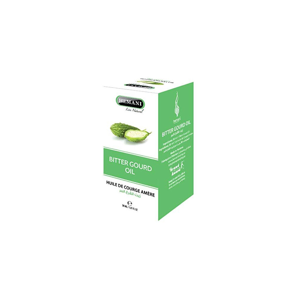 Hemani Herbals - Hemani Bitter Gourd Oil - Essential Oil & Multipurpose Oil For Men & Women 30ml