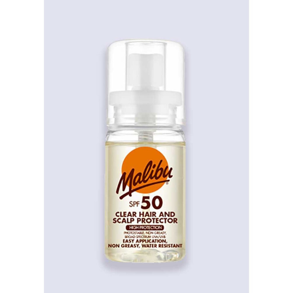 Malibu Clear Hair and Scalp Protector SPF 50 50ml