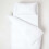 Homescapes (White) Organic Cotton Cot Bed Duvet Cover with Pillowcase 400 Thread Count 1