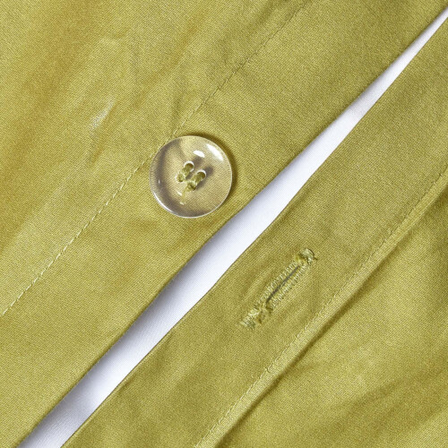 Homescapes (King, Olive Green) Duvet Cover with Pillowcase 1000 Thread count 2