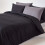 Homescapes (Super-King, Black) Duvet Cover with Pillowcase 200 Thread count 6