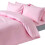 Homescapes (Single, Pink) Duvet Cover with Pillowcase 200 Thread count 1