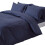 Homescapes (King, Navy Blue) Duvet Cover with Pillowcase 200 Thread count 1
