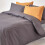 Homescapes (Double, Dark Grey) Duvet Cover with Pillowcase 200 Thread count 6